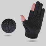 Anti-Slip Breathable Fishing Gloves Two Finger Cut Fishing Cycling Gloves Fitness Gloves - Image 6