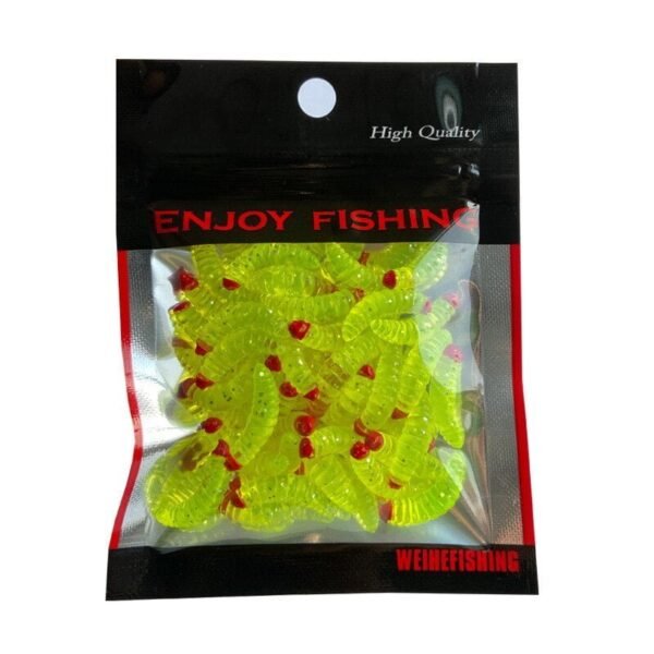 50pcs/ Outdoor Winter Fishing Bionic soft Bait Aphid 2.4cm/0.5g - Image 9