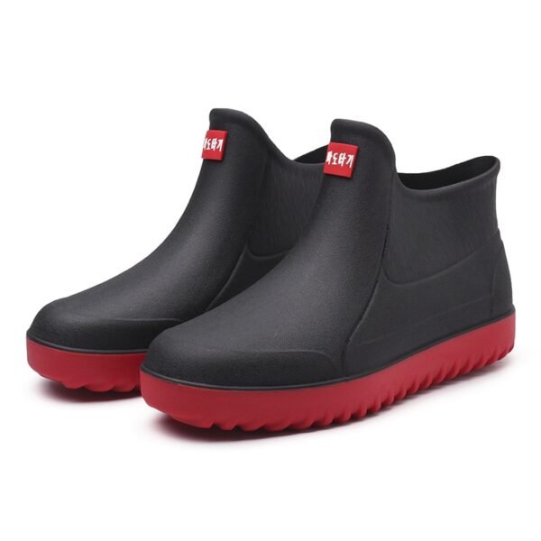 Rain Shoes for Men Warm Outdoor Fishing Boots Waterproof - Image 3
