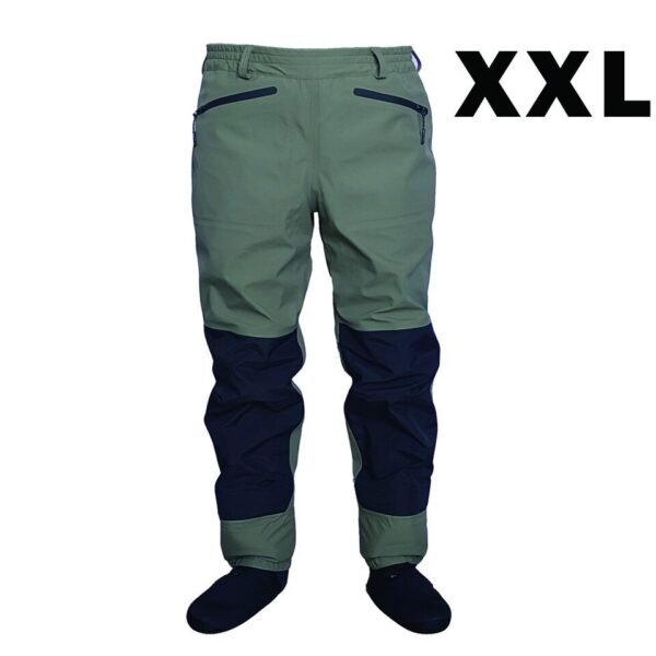 3 Layer Breathable Waterproof Fly Fishing Wading Pants - Image 7