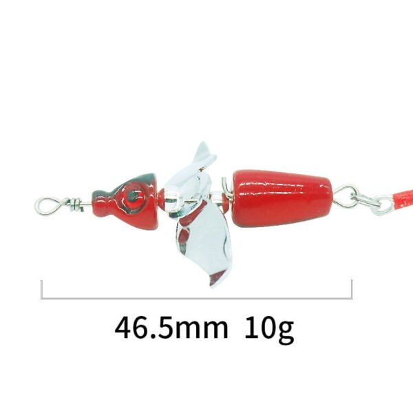 1Pcs Fishing Lures Rotating Metal VIB Sequins Vibration Bait 46mm 11g - Image 9