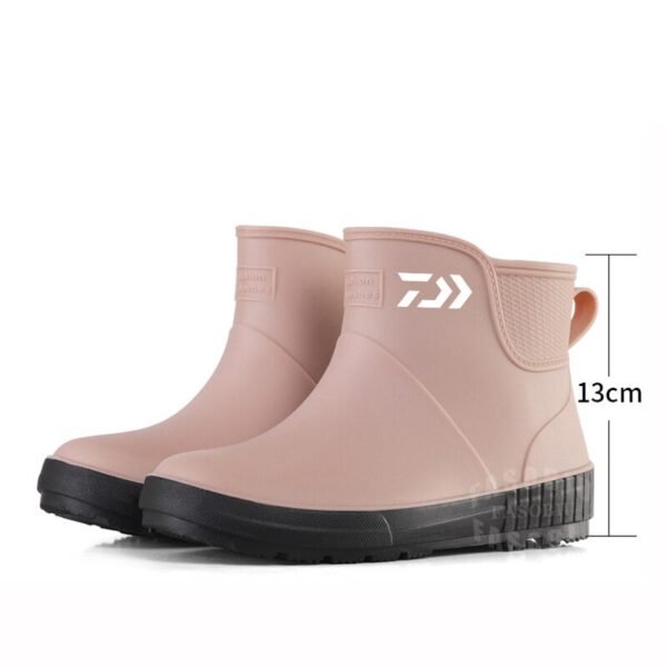 Mens Women Outdoor Non-slip Hiking Shoes Shaxi Fishing Rain Boots - Image 3