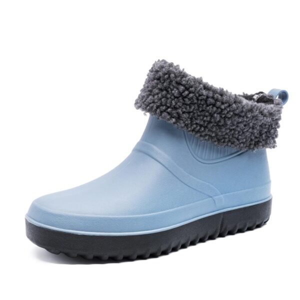 Slip-on Rain Shoes Men's Waterproof Non-slip Booties - Image 11