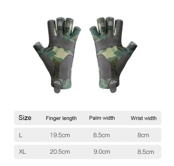 Fishing Gloves Half Finger Anti-slip Quick-drying - Image 9