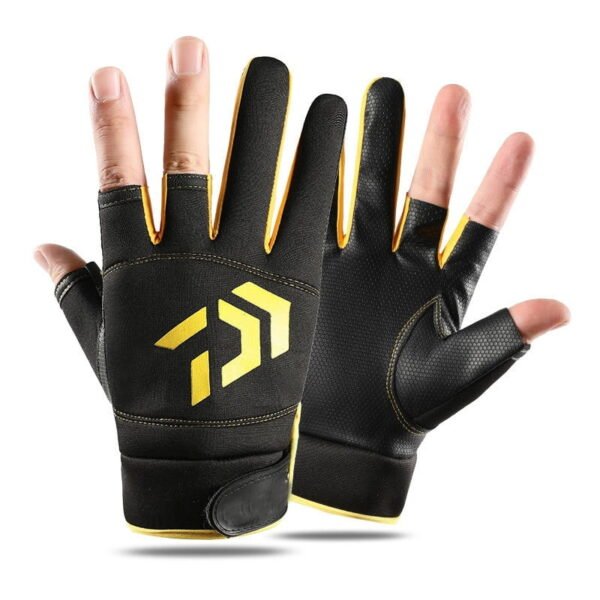 Anti-Slip Fishing Gloves 3 Cut Fingers Ice Fishing Gloves Outdoor Sports Fishing Equipment Angling Gloves Camping Hiking Hunting - Image 13