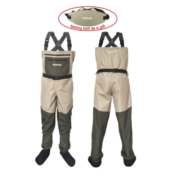 3/5 Layer Fishing Waders with Neoprene Boots