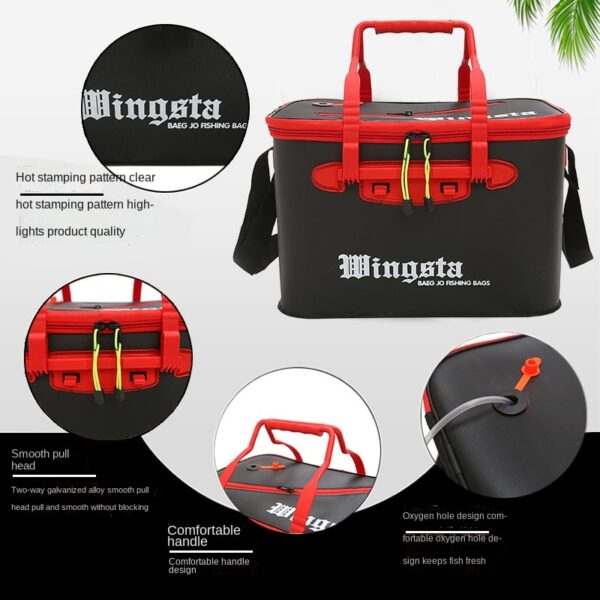 Fishing bag eva fish bucket integrated live fish bag folding fish box - Image 3