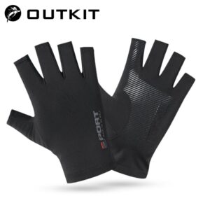Fishing Gloves Half Fingers Ice Silk