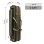 Fishing Rod Storage Bags 100/120/130CM Fish Pole Tools Bag Case Multifunctional 1 2 3 Layer Fish Carrier