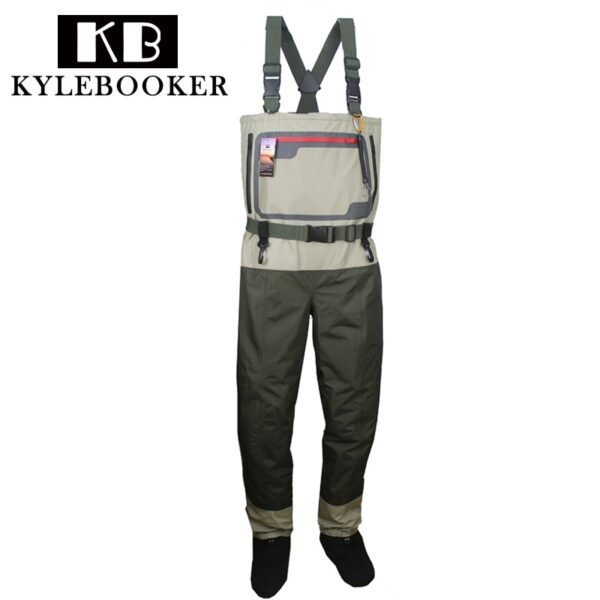 Fly Fishing Convertible Wader Breathable Stocking foot