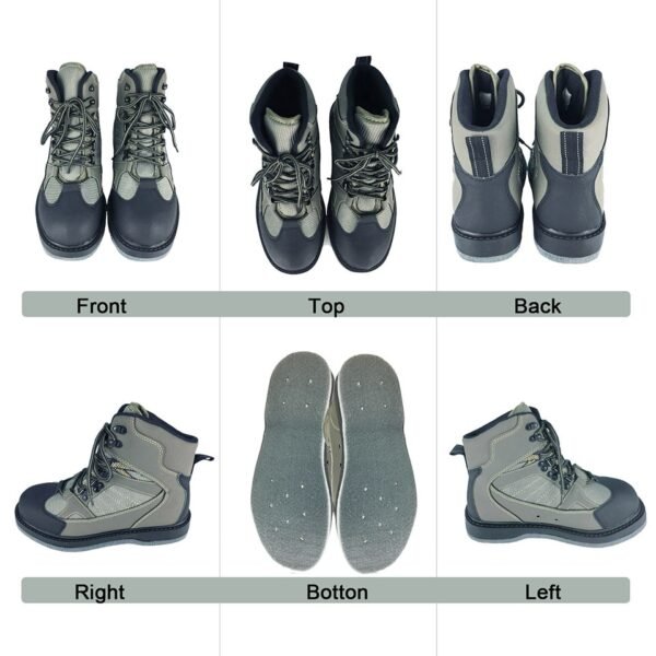 Fly Fishing Shoes Felt Sole Non-Slip - Image 4