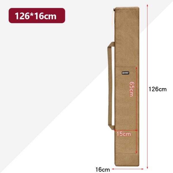 Folding Portable Fishing Rod Bag Thickening Canvas X640G