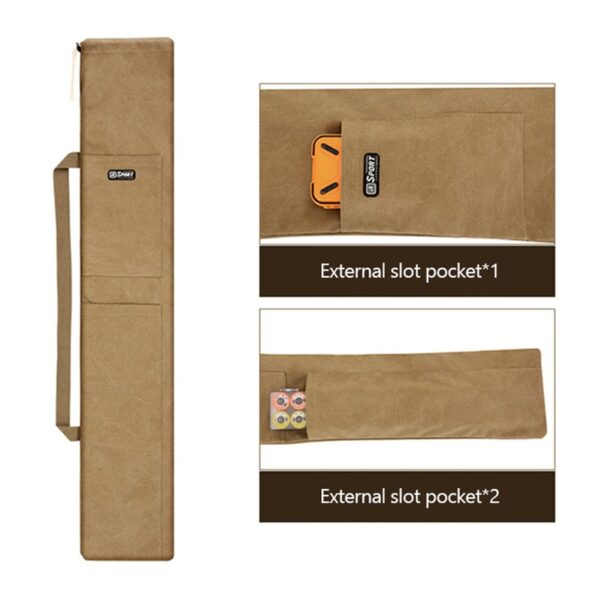 Folding Portable Fishing Rod Bag Thickening Canvas X640G - Image 25
