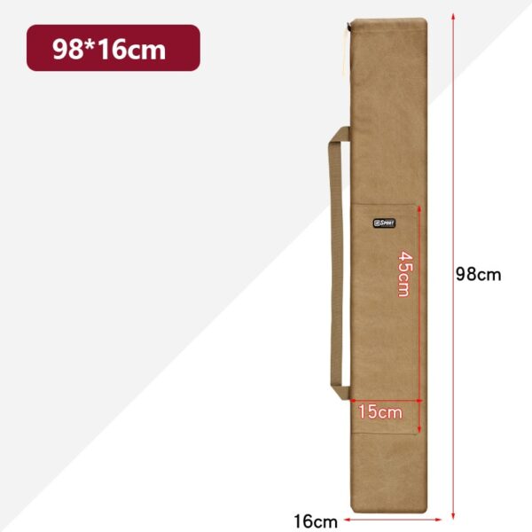 Folding Portable Fishing Rod Bag Thickening Canvas X640G - Image 30