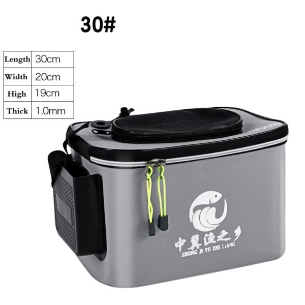 Folding Thicken Fishing Bucket Live Fish Bag - Image 22