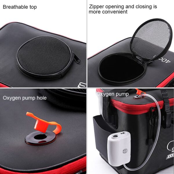 Handing Outdoor Portable Plastic Fishing Bucket - Image 16