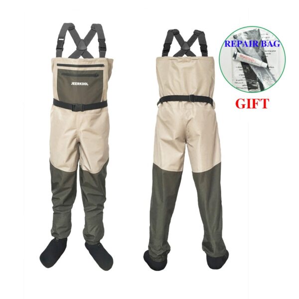 JEERKOOL Fly Fishing Waders Stocking Foot