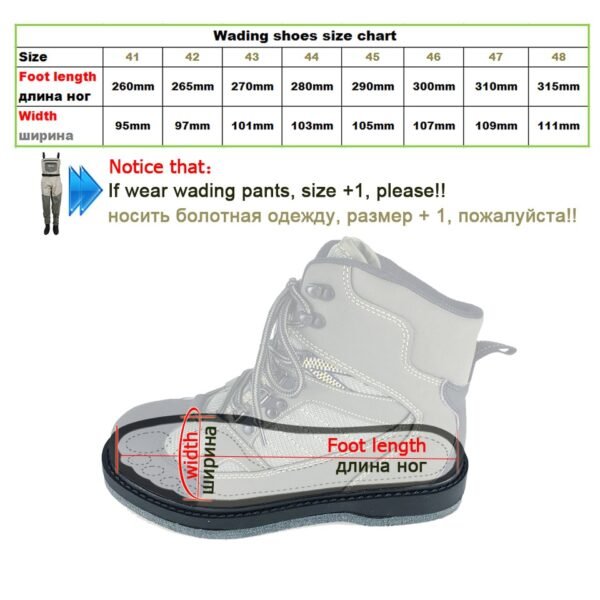 JERKOOL Fly Fishing Waders Felt Sole Boots