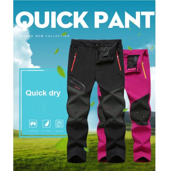 Man Outdoor Summer Winter Quick Dry Waterproof Breathable Pants - Image 10