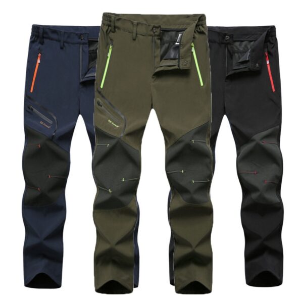 Man Outdoor Summer Winter Quick Dry Waterproof Breathable Pants - Image 12
