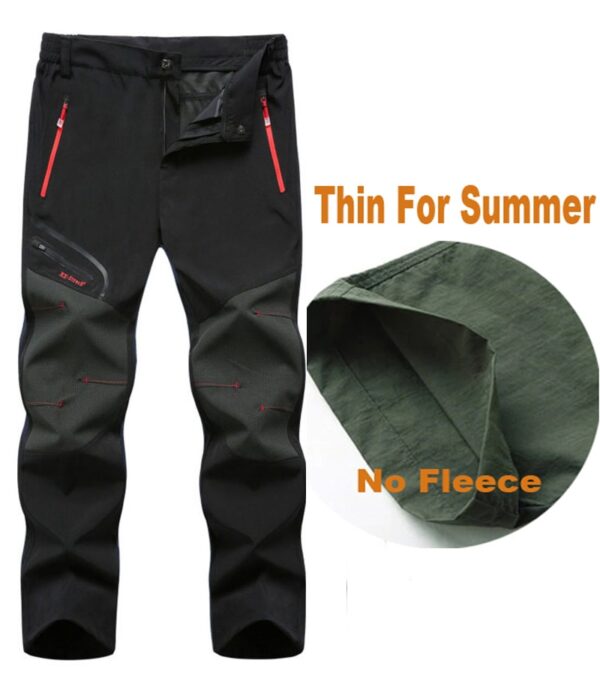 Man Outdoor Summer Winter Quick Dry Waterproof Breathable Pants