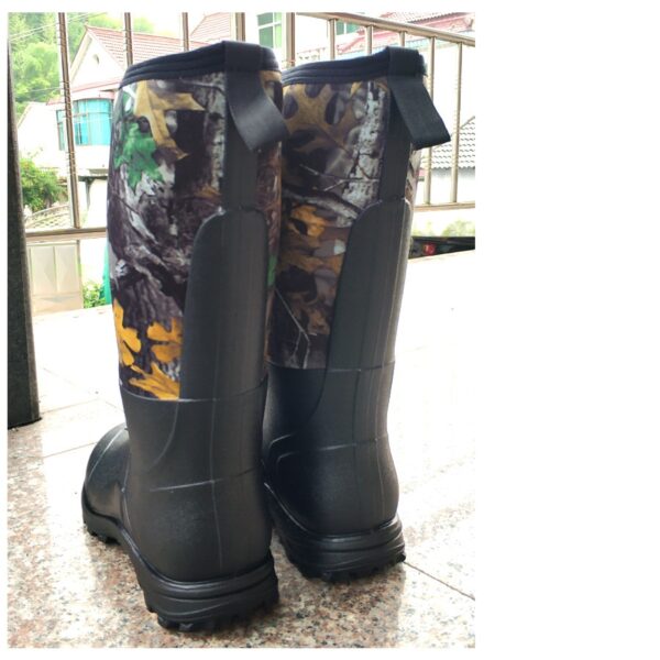Maple Leaves Bionic Camouflage Hunting Fishing High Boots - Image 5