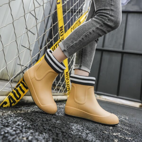 Men Rain Boots Unisex Working Fishing Boots