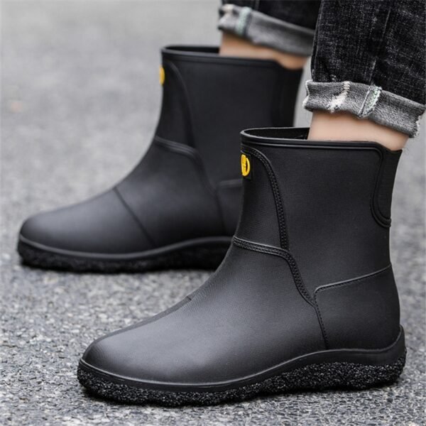 Men Trendy Fishing Rain Boots