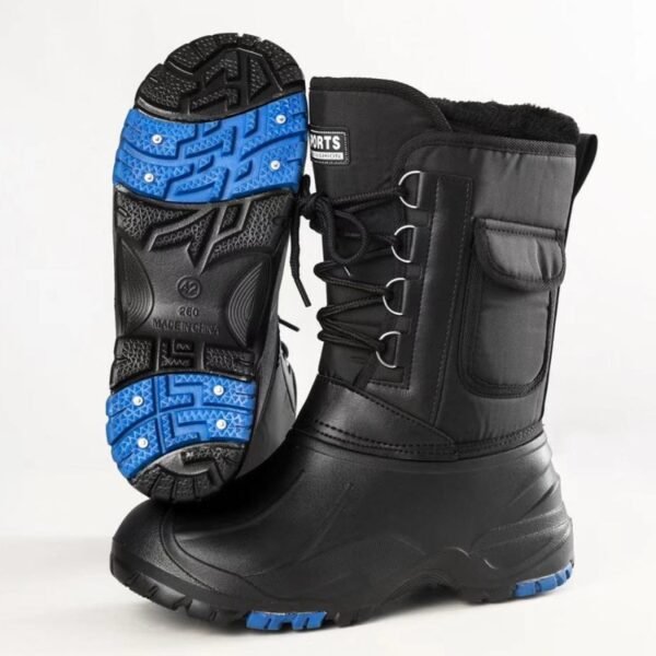 Men Winter Boots Warm Waterproof Sneakers Outdoor Activities Fishing Snow Work Boots Plus Plush Non-slip Men Shoes Fishing Boots - Image 10
