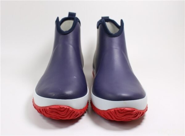 Men's Pull-on Rain Boots Waterproof Rubber Ankle Boots Outdoor Leisure Fishing Boots Student Rain Boots