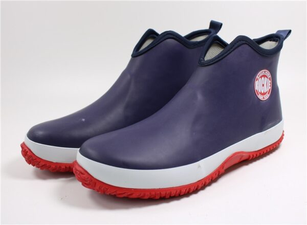 Men's Slip-on Rain Boots Waterproof Rubber Ankle Boots Outdoor Casual Fishing Boots Students Rain Shoes Male Platform Booties - Image 8