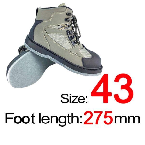 Original JEERKOOL Fly Fishing Shoes Felt / Rubber Sole Waders Aqua Upstream Hunting Sneakers Wading Boot Rock No-slip Unisex - Image 19