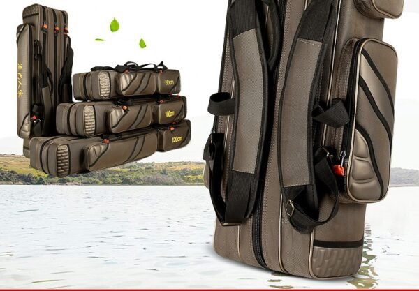 Outdoor 3 layer Fishing Tackle Rod Bag