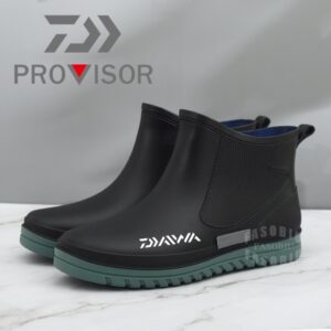 Rain Boots Men Rubber Boots Outdoor Non-slip Hiking Shoes Rain Boots Garden Work Shoes Durable Waterproof Fishing Shoes