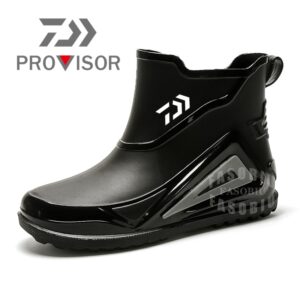 Summer Men's Outdoor Anti-skid Hiking Shoes Shaxi Fishing Rain Boots Work Shoes Durable Waterproof Fishing Shoes