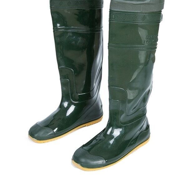 Travel foldable fishing shoes soft sole medium high tube rain boots knee strap water shoes fishing boots