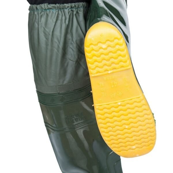 Travel foldable fishing shoes soft sole medium high tube rain boots knee strap water shoes fishing boots - Image 2