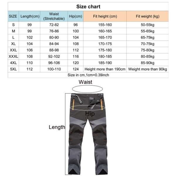 TRVLWEGO FISHING PANTS QUICK DRY BREATHABLE