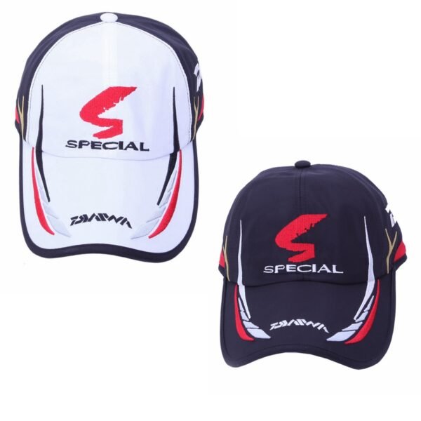 Daiwa Sunshade Fishing Cap Men's Adjustable Waterproof Baseball Mesh Cap Summer Windproof Hiking Fishing Hat Outdoor Sport Hats