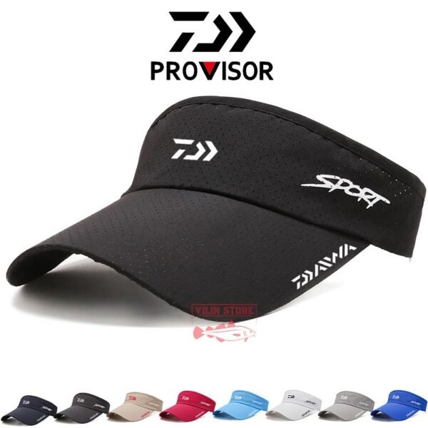 Daiwa Fishing Cap Men Outdoor Quick-drying Baseball Hat Breathable Cycling Hiking Sunshade Cap Women Sun Protection Fishing Hat