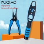 YUQIAO Fishing Grip Pliers Scissors Big 30cm 19cm  40kg Titanium Line Lure Cutters Sharp Hook Remover Fishing Tool Accessories