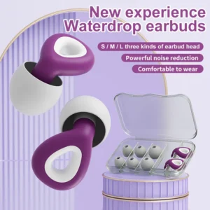 1 Set of Ear Plugs For Sleeping , shooting and swimming