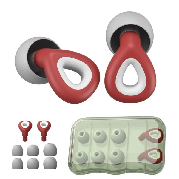 1 Set of Ear Plugs For Sleeping , shooting and swimming