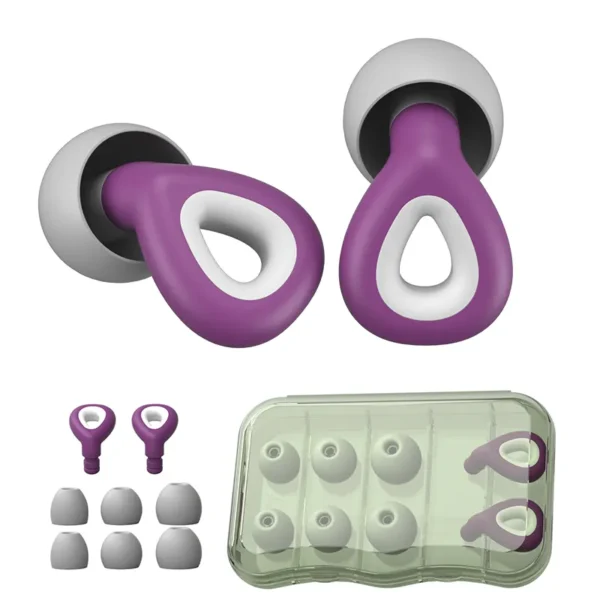 1 Set of Ear Plugs For Sleeping , shooting and swimming
