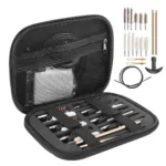 19pc/Set Gun Barrel Cleaning Kit for 22/38/9/40/45mm Caliber Rifle