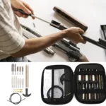 19pc/Set Gun Barrel Cleaning Kit for 22/38/9/40/45mm Caliber Rifle