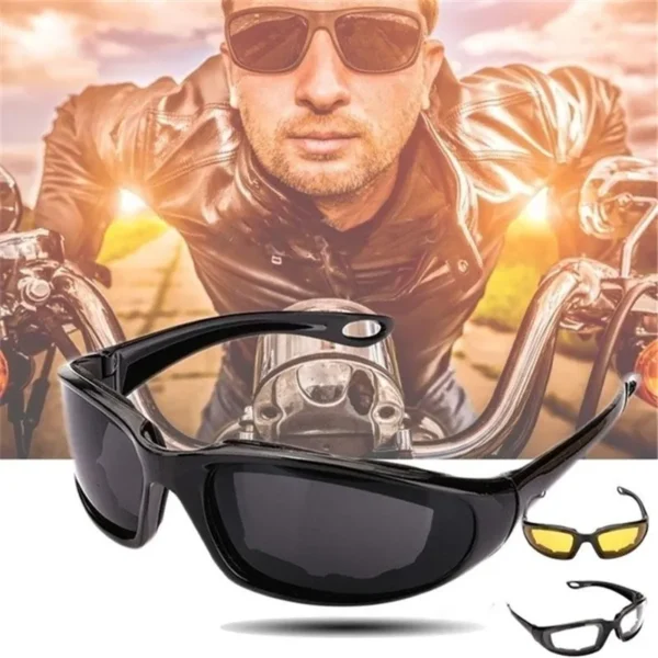 1PC Motorcycle Glasses Army Polarized Sunglasses for Hunting Shooting Airsoft EyewearMen Eye Protection Windproof Moto Goggles