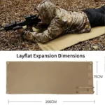 1pc Outdoor Non-slip Tactical Shooting Training Mat, Double-sided Waterproof Portable Camping Pad