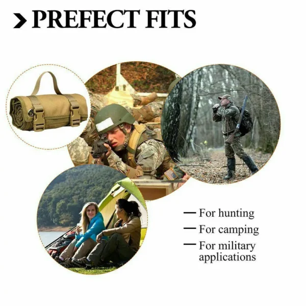 200x75cm Outdoor Roll Up Military Pad Camping Hunting Training tactical mat - Image 6