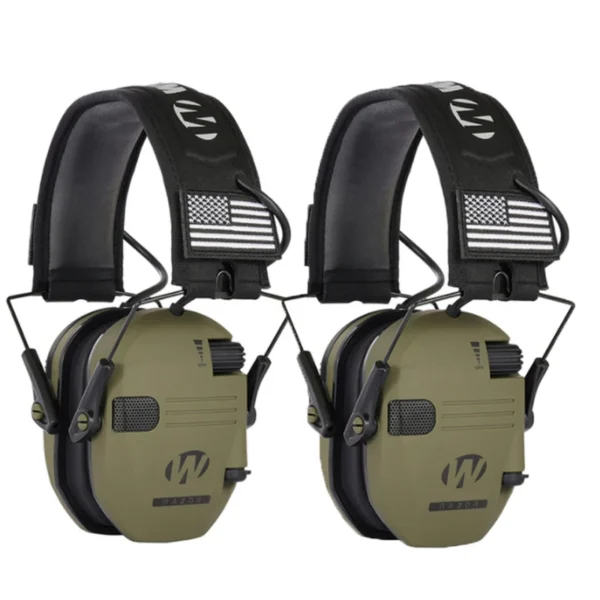 2PCS 1PCS Shooting Ear Protection Safety Earmuffs Noise Reduction Slim Shooter Electronic Muffs Hearing Protector for Huning - Image 12